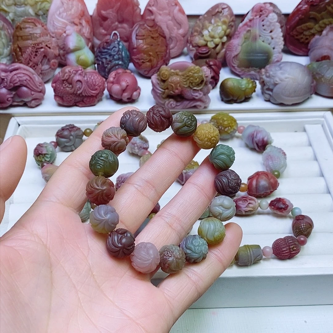 玛瑙/玉髓盐源玛瑙未镶嵌