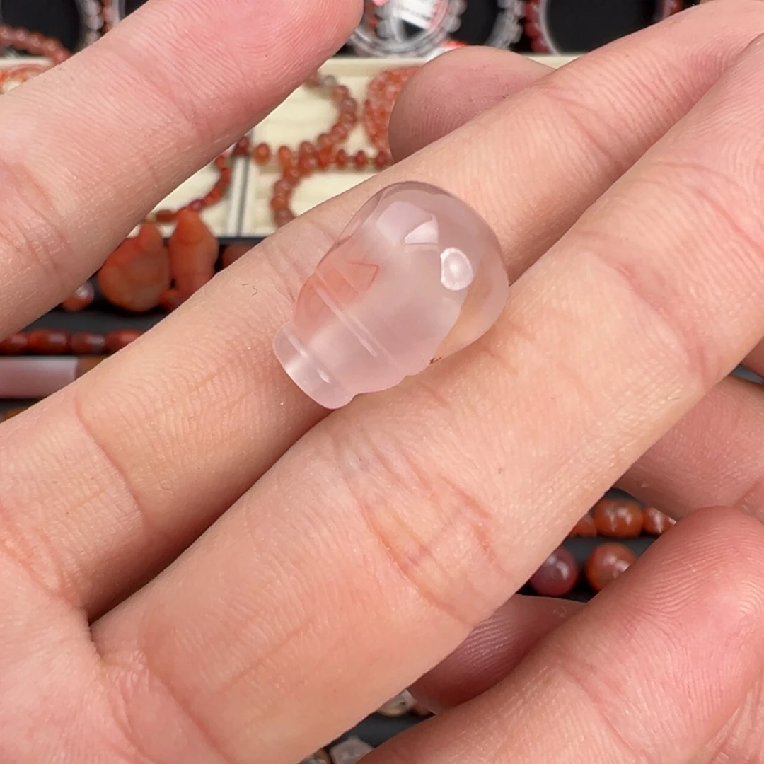 南红玛瑙未镶嵌颈饰三通