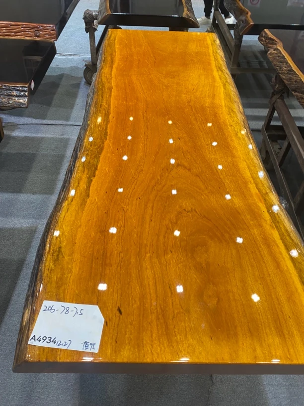 3非洲进口原木实木大板桌