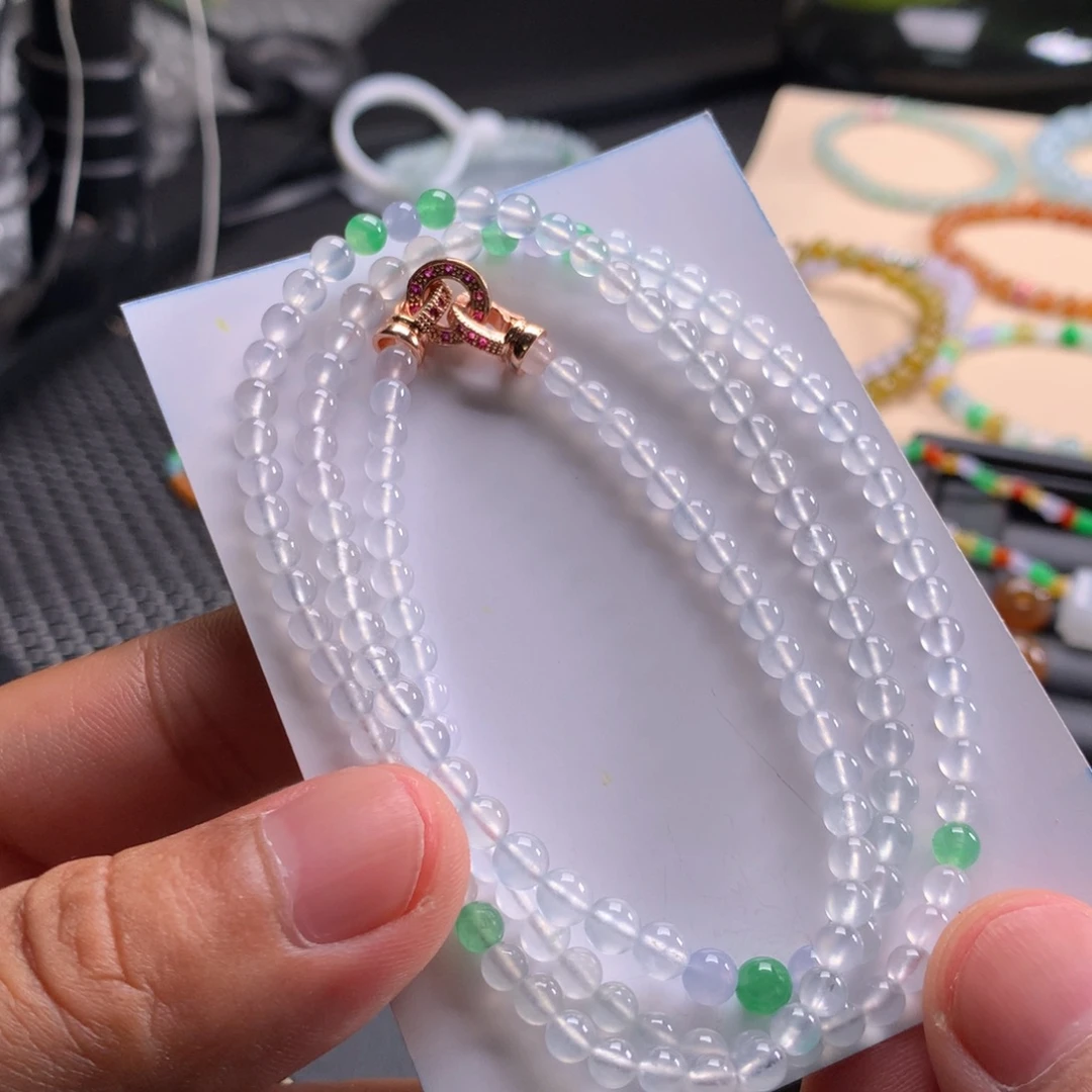 未镶嵌手链翡翠天然缅甸翡翠高冰