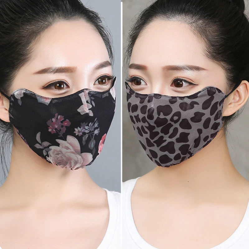 护眼角防晒夏季透气双层立体印花防紫外线薄款冰丝护眼角面罩口罩