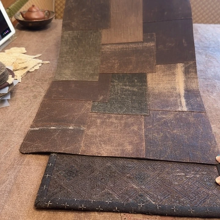 紫砂柿染手作杯垫掉***牙