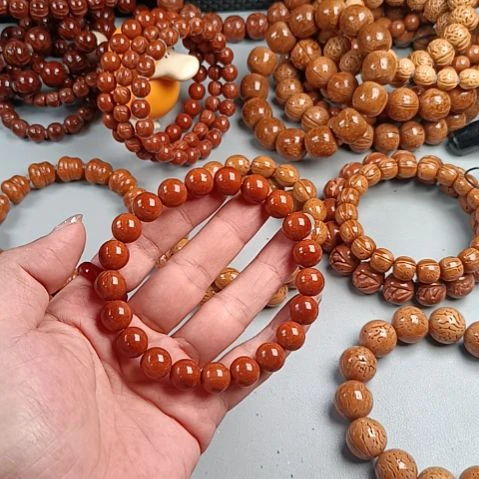 桃核手串石***转红魔龙珠11定向产品超24小时不退换