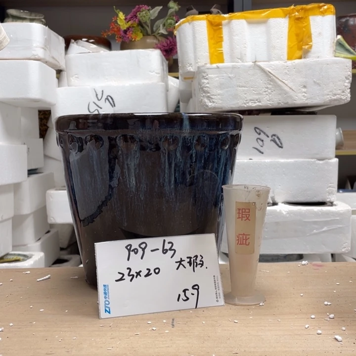 粗陶多肉花盆微瑕63