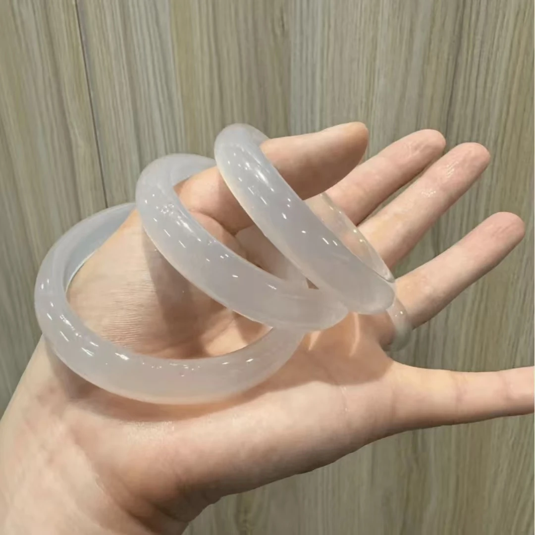 高冰白月光香槟宝石光手镯（多样性发一）