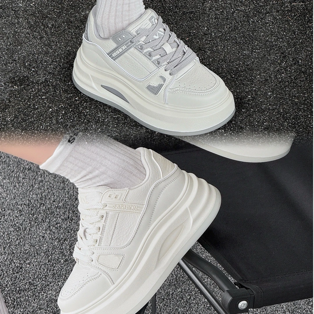 「姚姚严选」2026新款厚底小白鞋四季时尚百搭运动休闲鞋S688-21