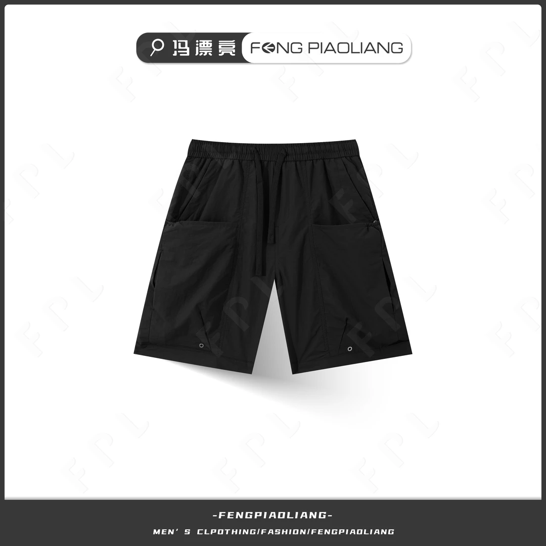 【冯漂亮甄选】L495时尚潮流休闲百搭男士个性短裤DK