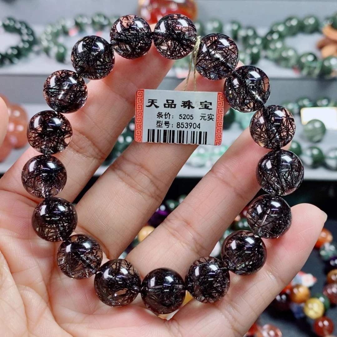 手链未镶嵌水晶黑发晶手链853904