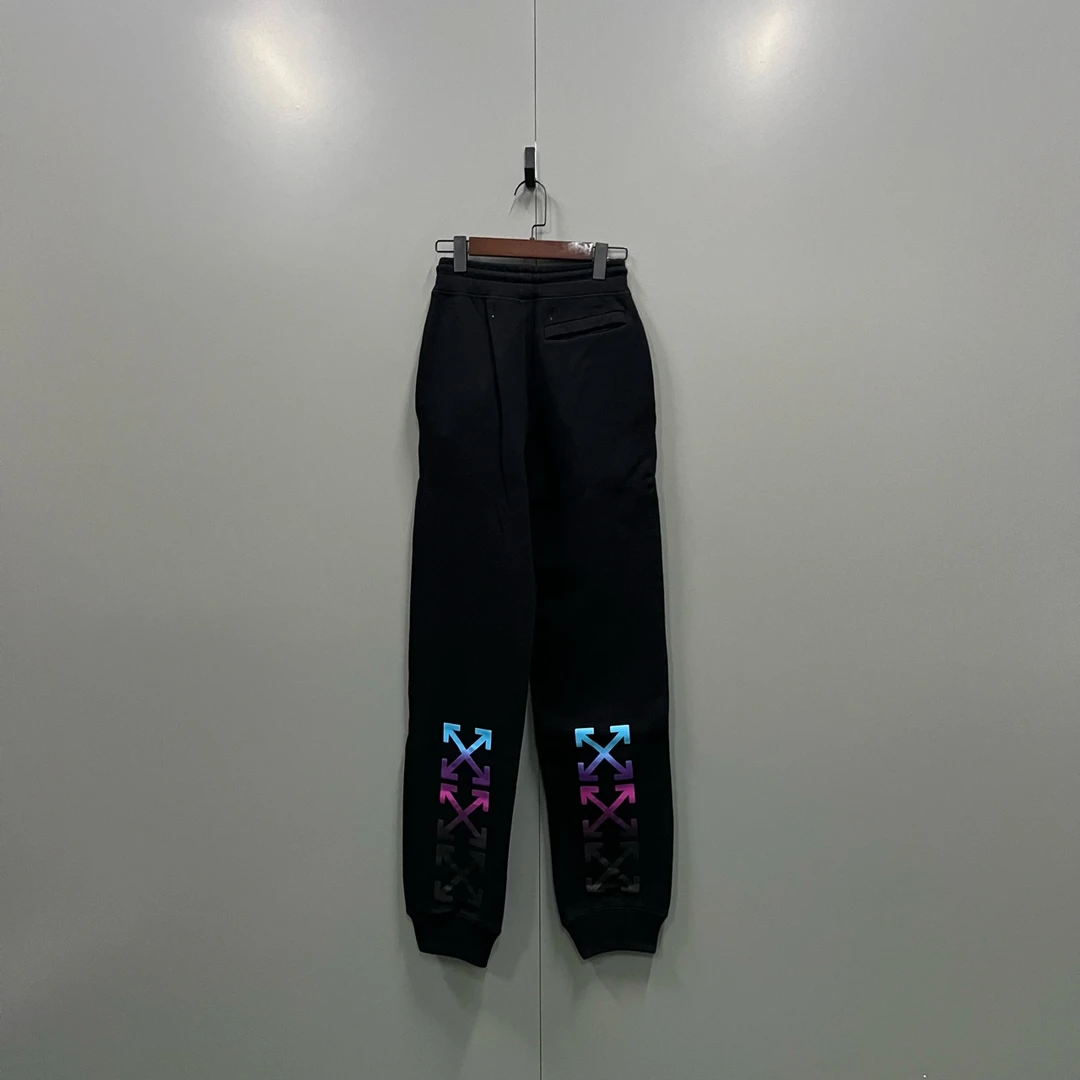 未使用 OFF-WHITE h919  彩色箭头印花卫裤 XS码 007286