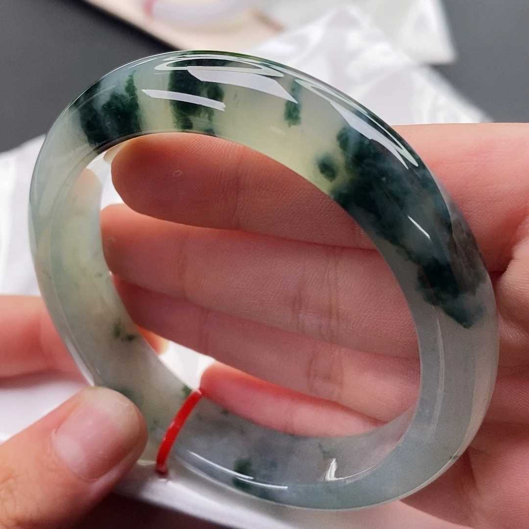 翡翠未镶嵌手镯58 59