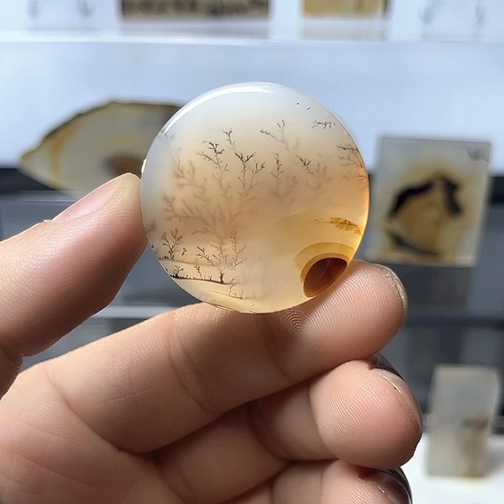 玛瑙/玉髓未镶嵌吊坠(不含链)