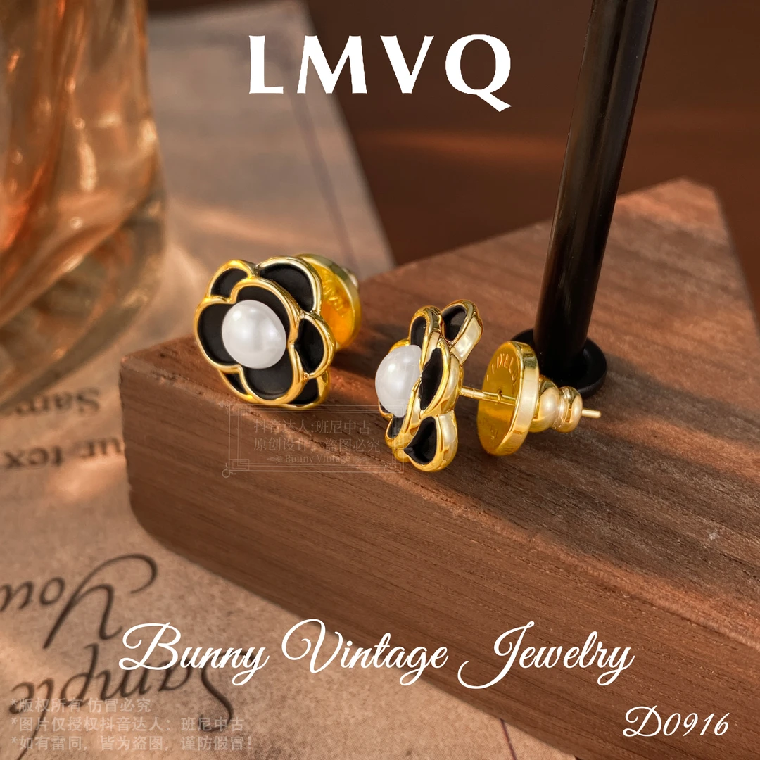 镀K金 D0916 法【迷你山茶花】LMVQ 罗曼维奇 限定