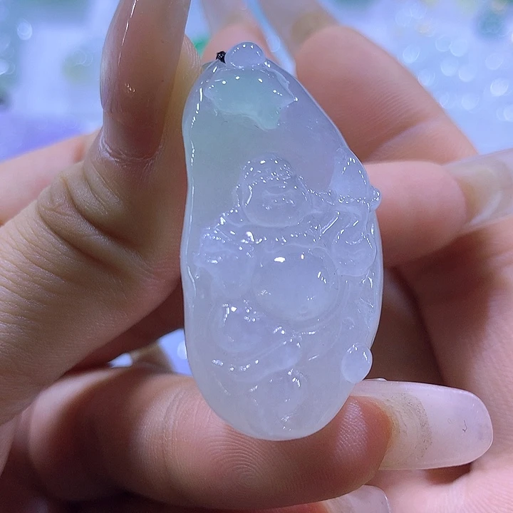 翡翠未镶嵌颈饰天然翡翠A货吊坠