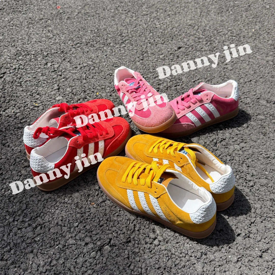 「DannyJin」马卡龙~夏季经典训练软底百搭低帮真皮防滑耐磨德迅鞋
