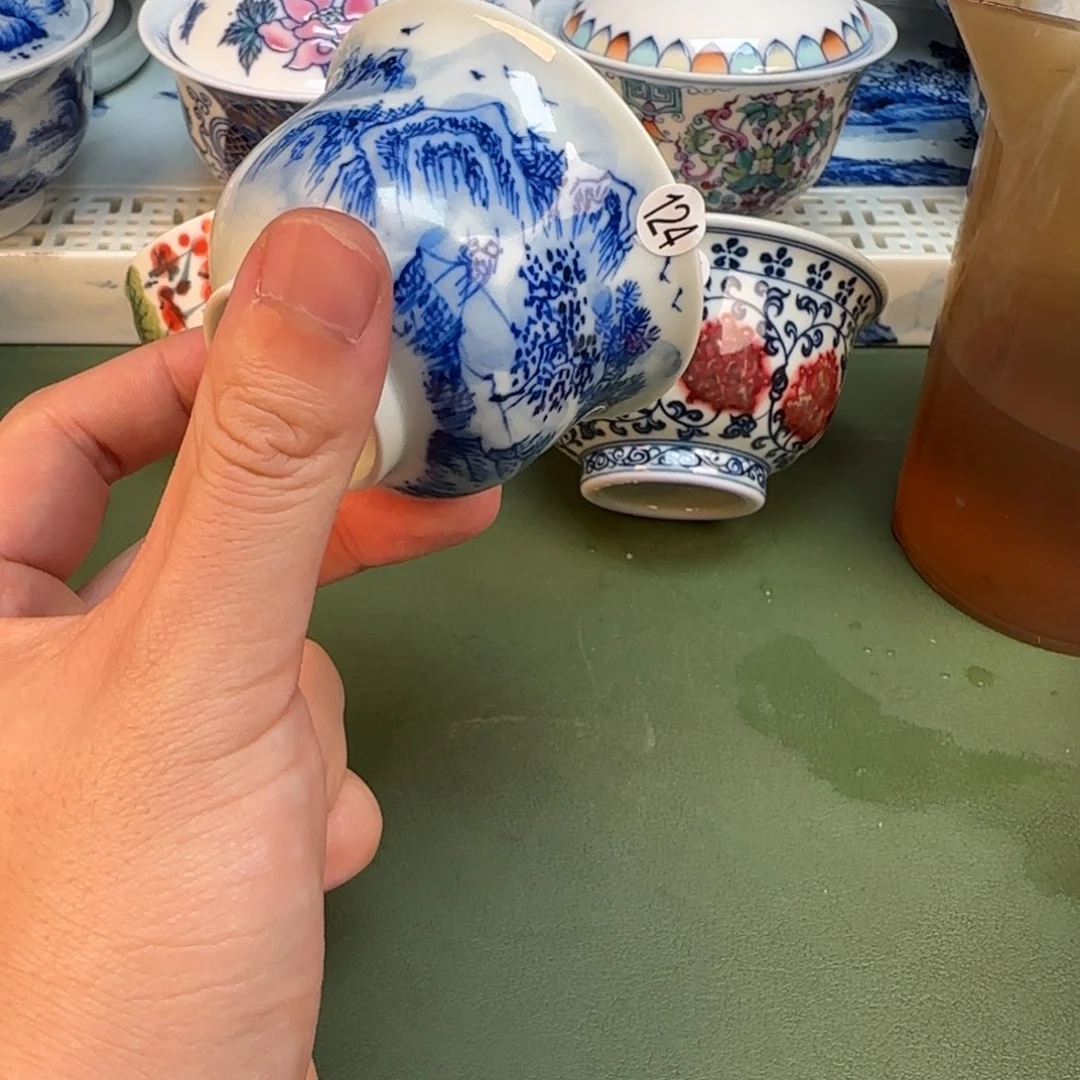 彦祖纯手绘手工茶具124