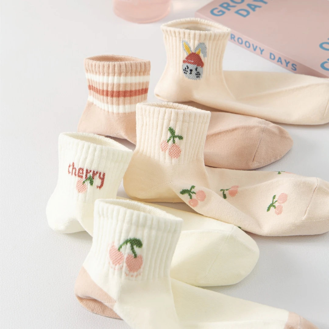 5双装 短袜女浅口可爱低帮袜