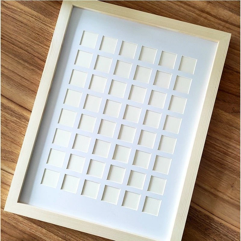 落叶树叶标本相框手工diy秋天叶子收集48宫格画框装饰画桌面摆件