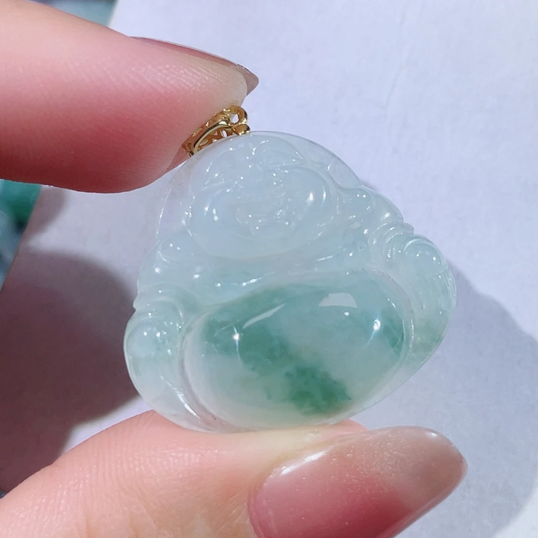 颈饰未镶嵌翡翠佛公
