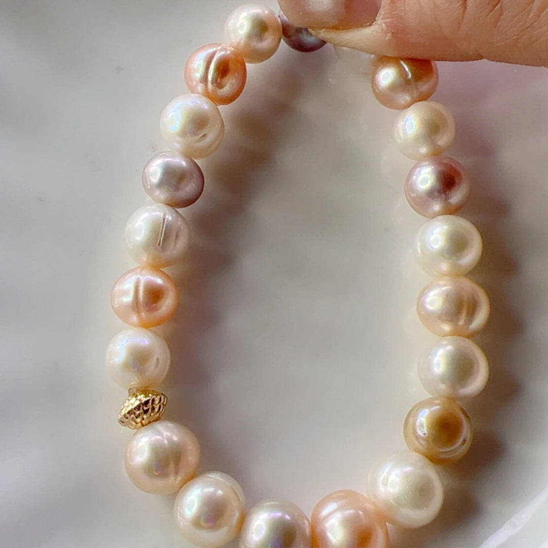 合金手绳淡水珍珠869