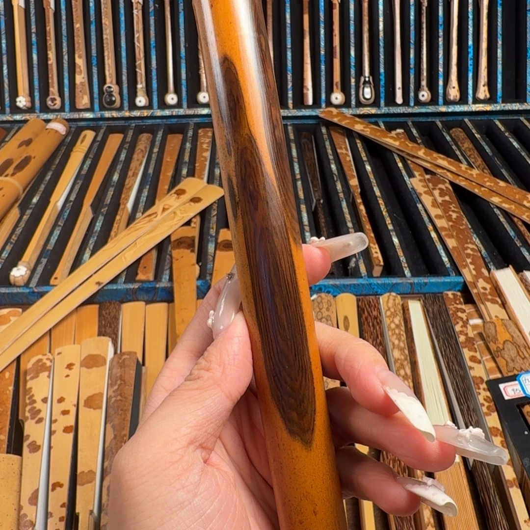 卡***达扇子兵哥扇艺斑竹折扇