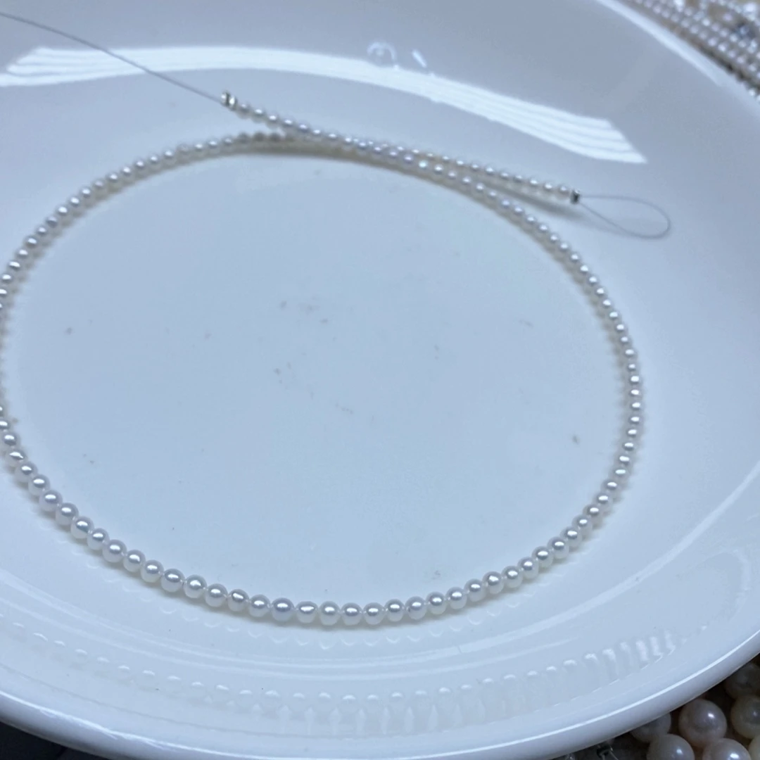 淡水珍珠颈饰未镶嵌3-4