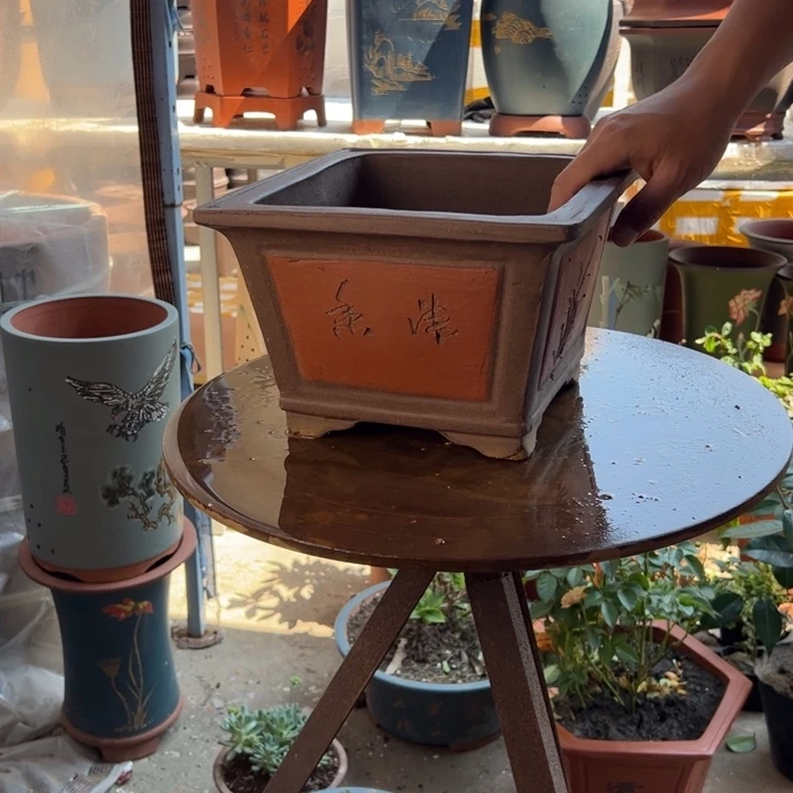 25红四方花盆花盆花盆花盆