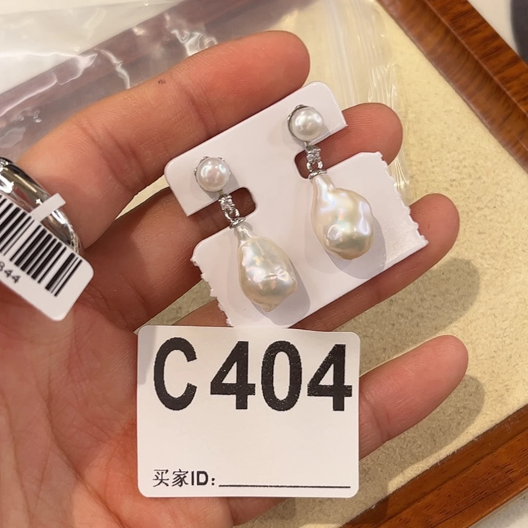 耳饰合金淡水珍珠