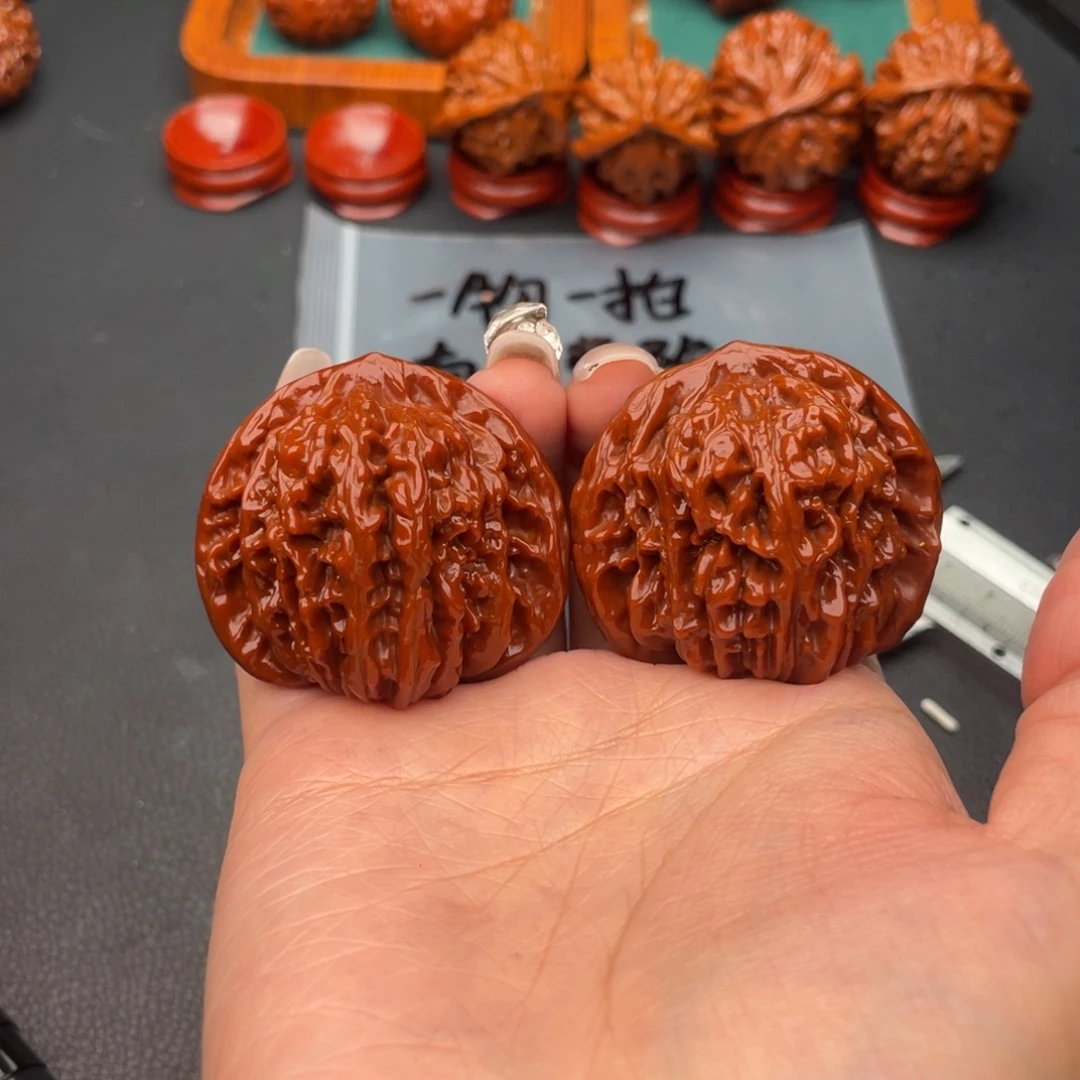 把件文玩核桃四座楼