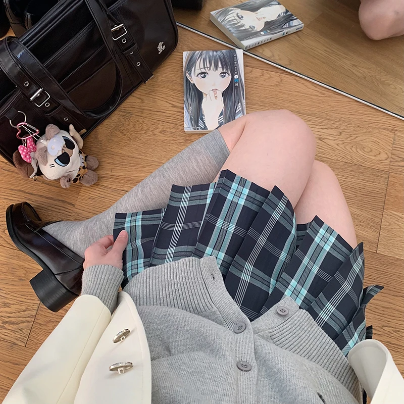 【海苔碎】奈香正品原创jk正版格裙制服短裙校供半身裙百褶裙学院