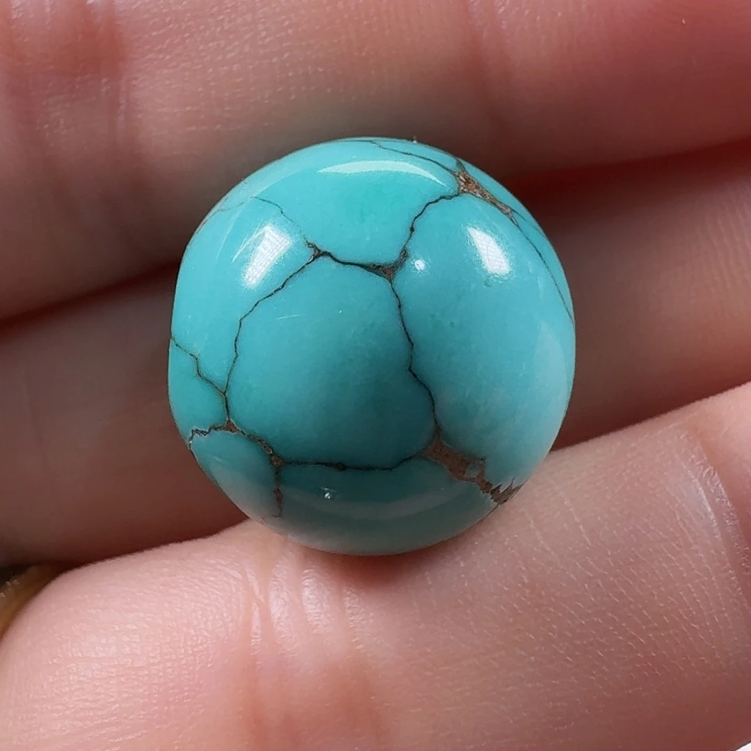 绿松石未镶嵌颈饰卡18.8圆珠