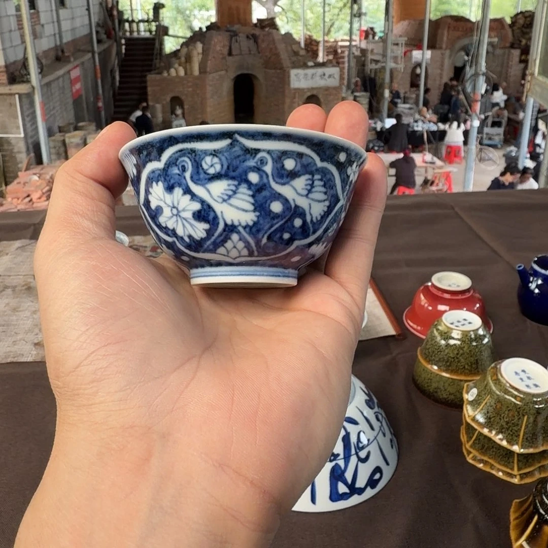 景德镇柴窑杯子上车