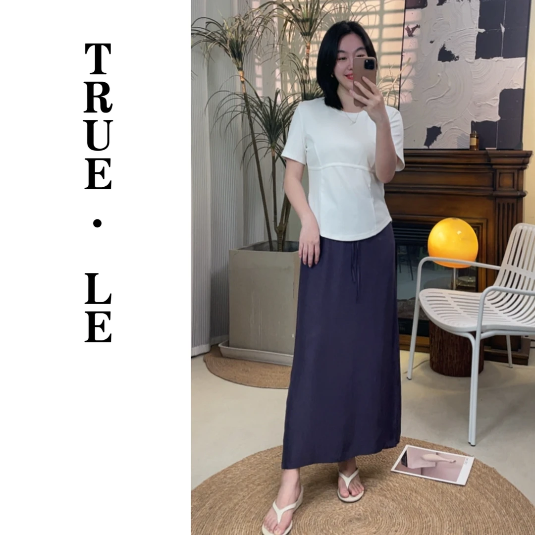 True·Le｜”曲线倒弧之美●显比例显瘦“正肩上衣3534