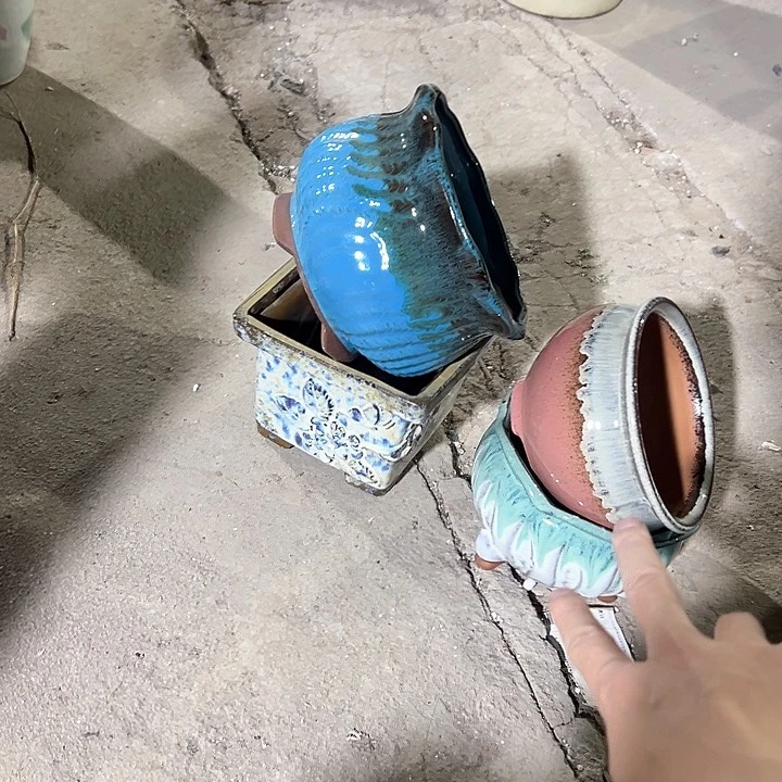 紫砂花盆花盆花盆