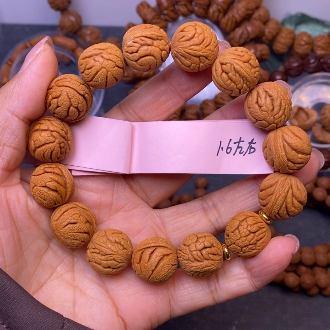 秦岭龙纹桃核15颗