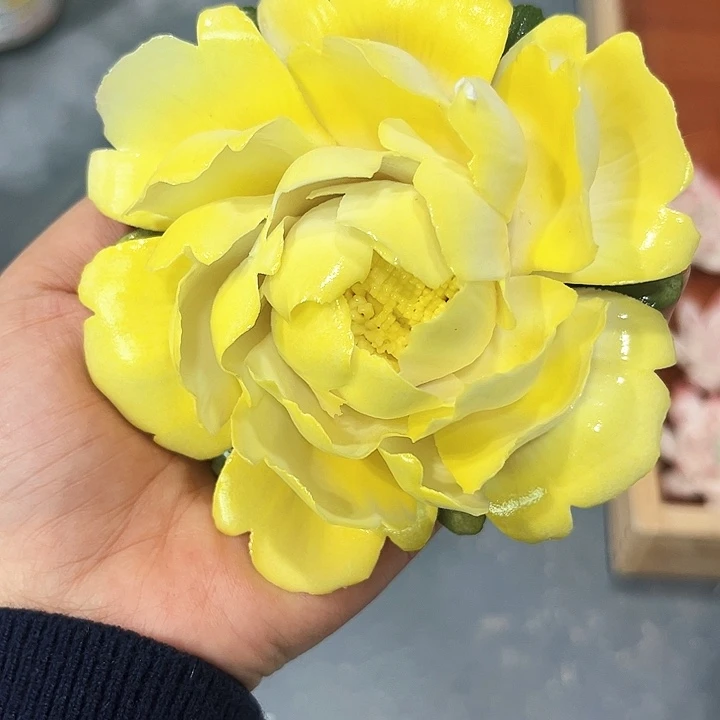 陶瓷花花摆件，花束