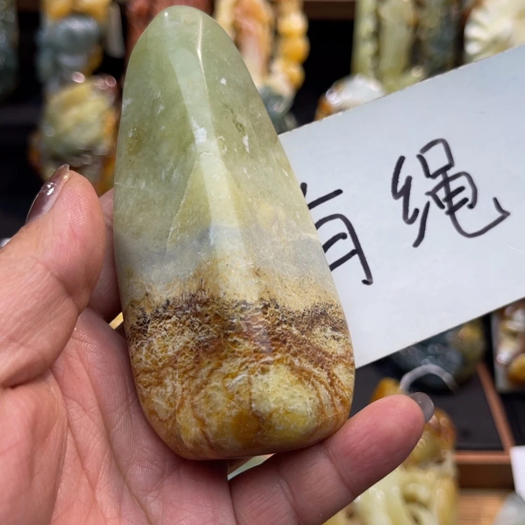 蛇纹石玉未镶嵌吊坠(不含链)