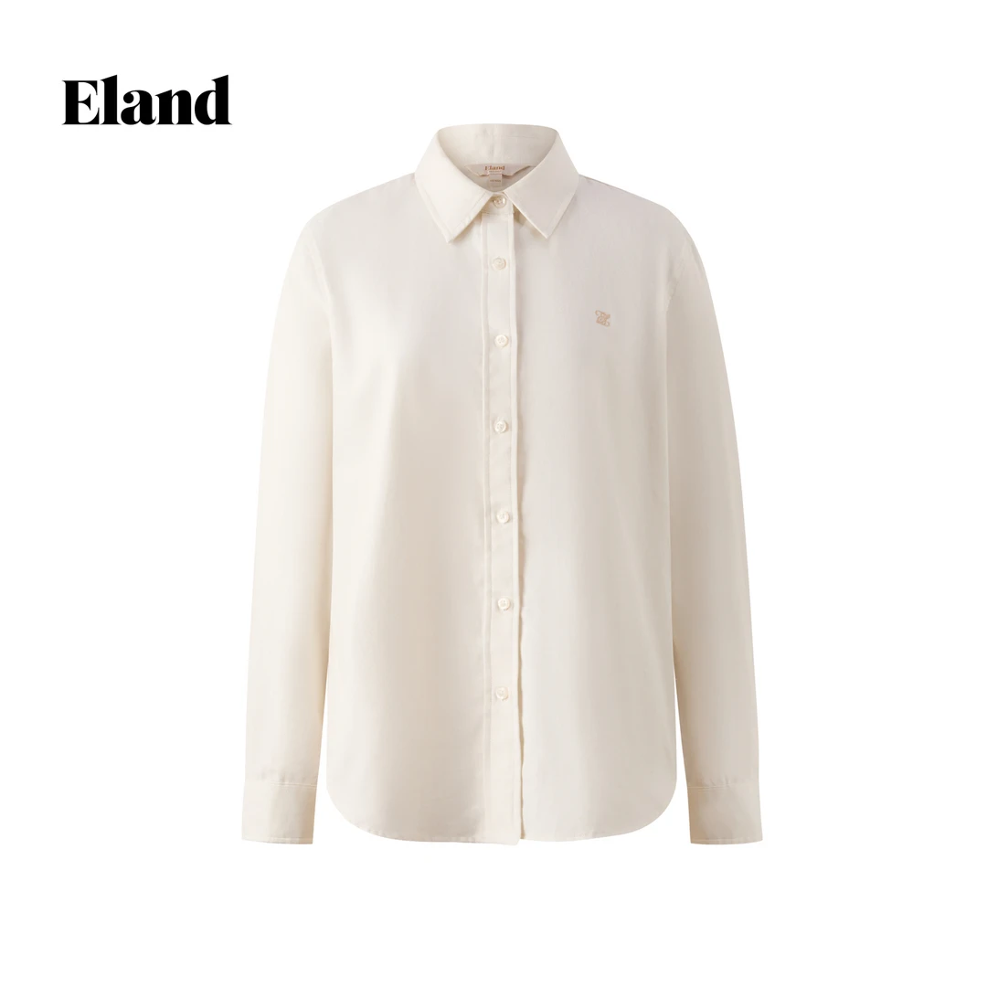 【女装优选WL】E·LAND 衣恋衬衫女时尚长袖上衣EEYWF4TE02