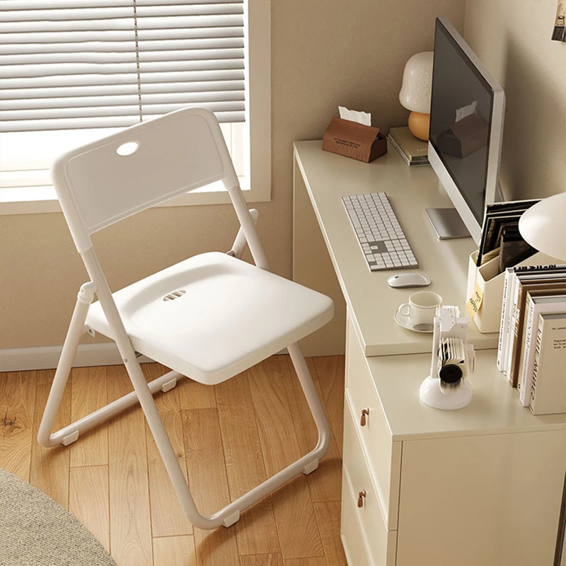 折叠椅子家用电脑椅简易办公椅会议椅舒适久坐靠背椅学生宿舍凳子