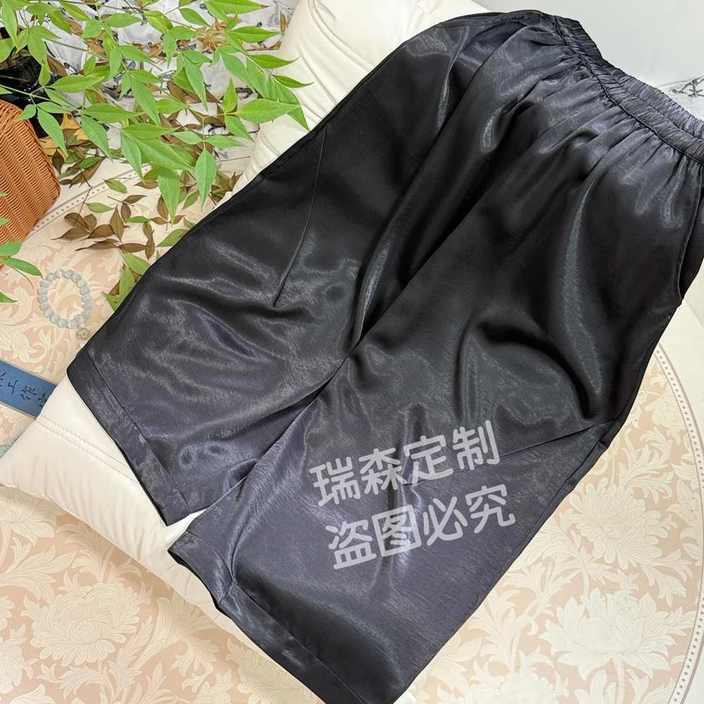 965 100%纯油皮子老料奶奶裤百搭休闲-腰围66-裤长84