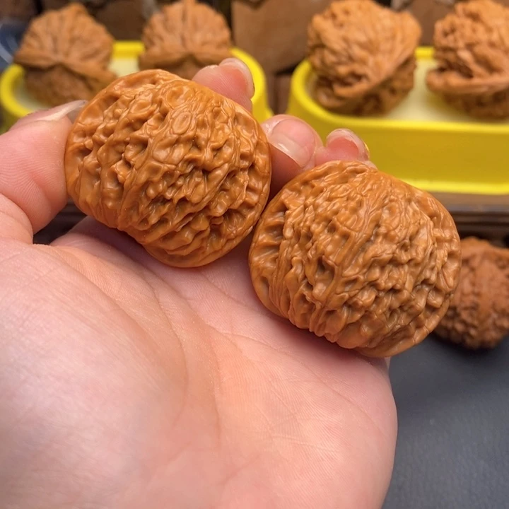 文玩核桃把件714磨盘40