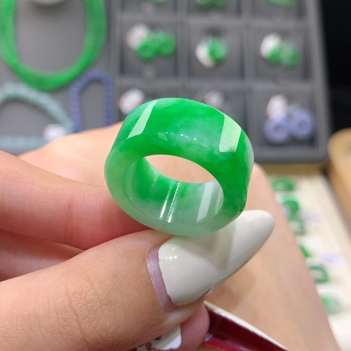 未镶嵌戒指翡翠12-14