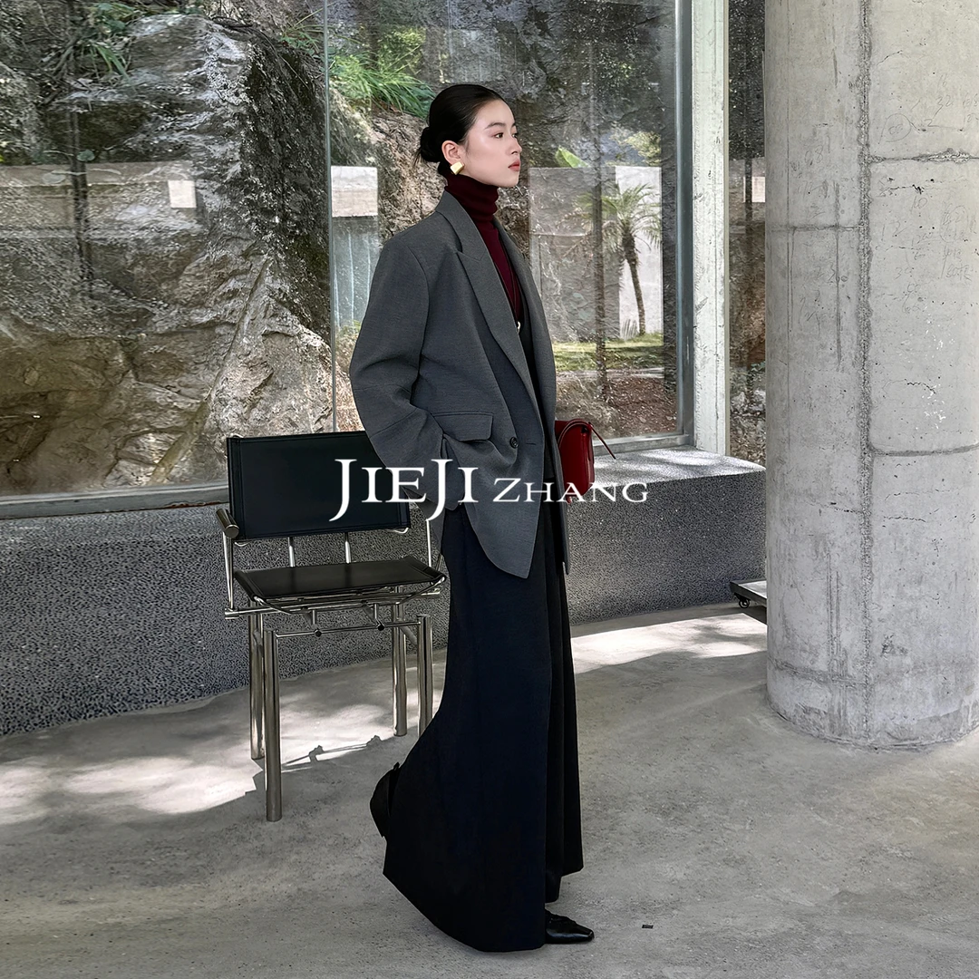 满目ManMu 【张琪专属】老钱风气质时尚简约通勤百搭西装350150