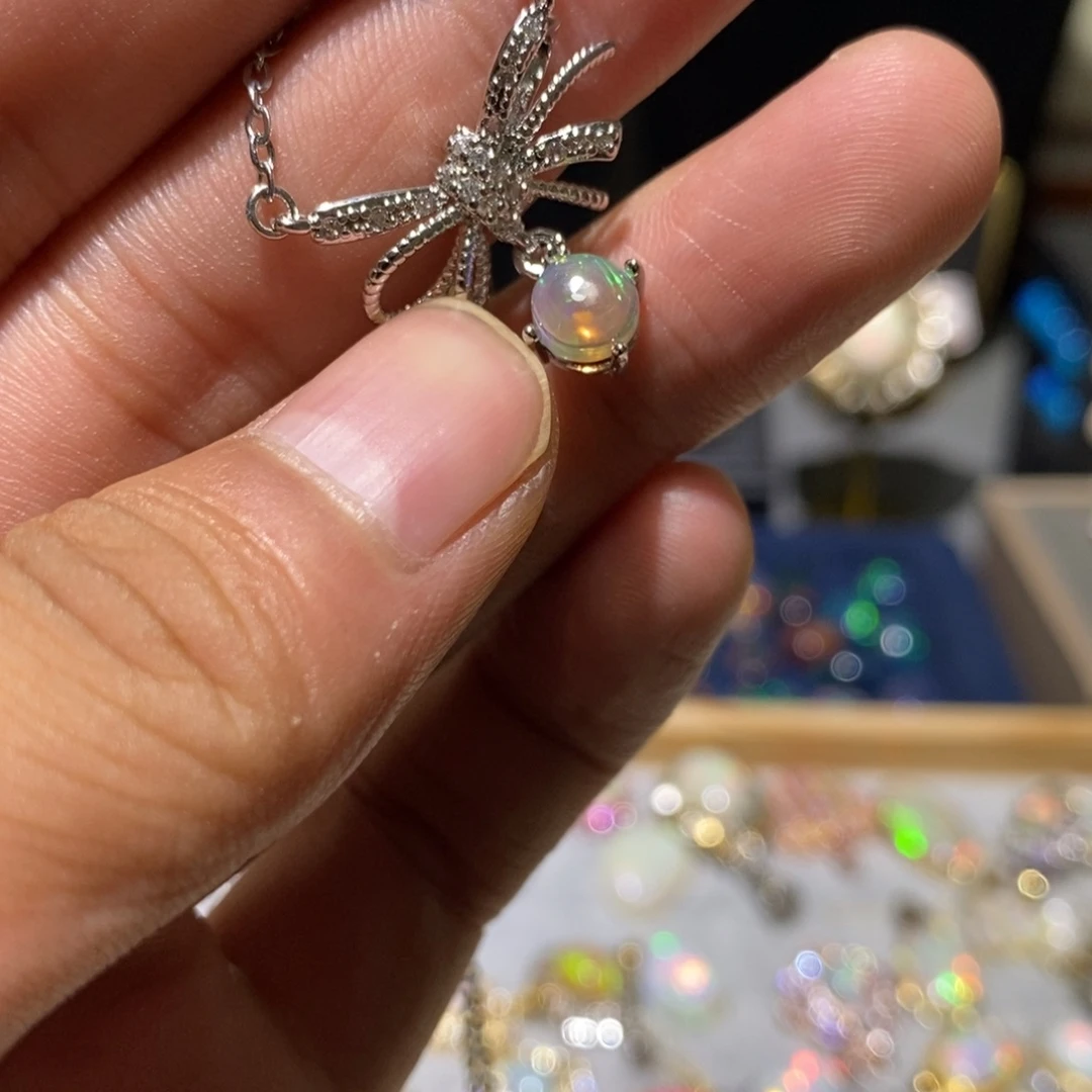 欧泊合金欧泊项链