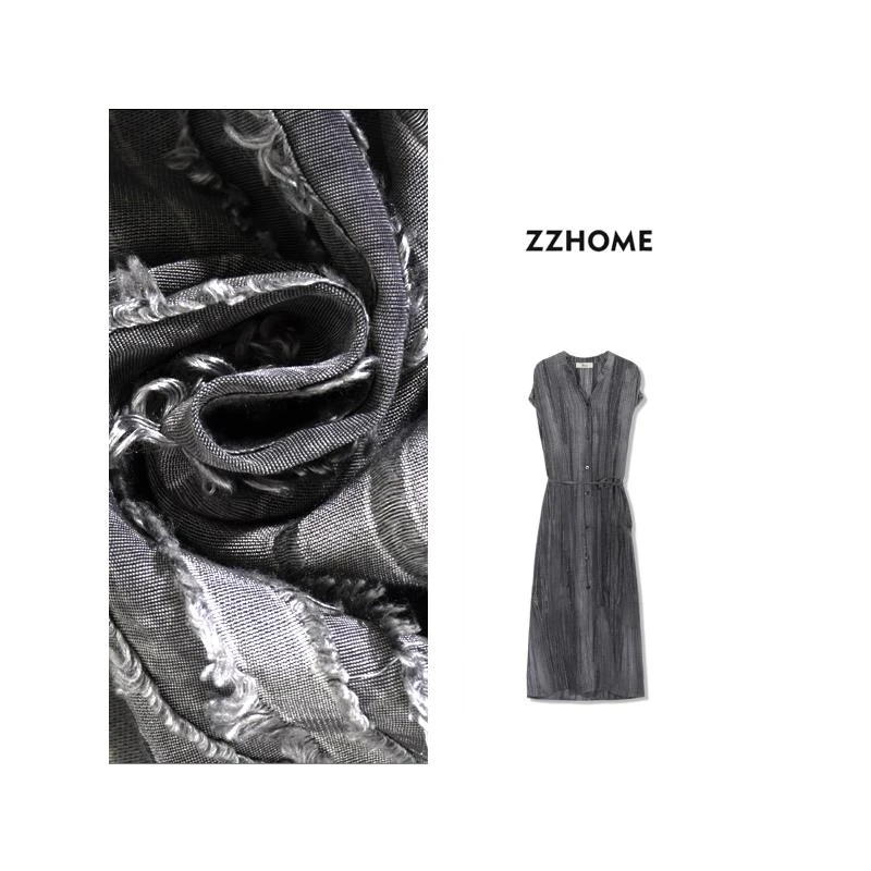 ZOZO HOME ｜肌理之美剥落凉感斑驳降温连衣裙q170875p