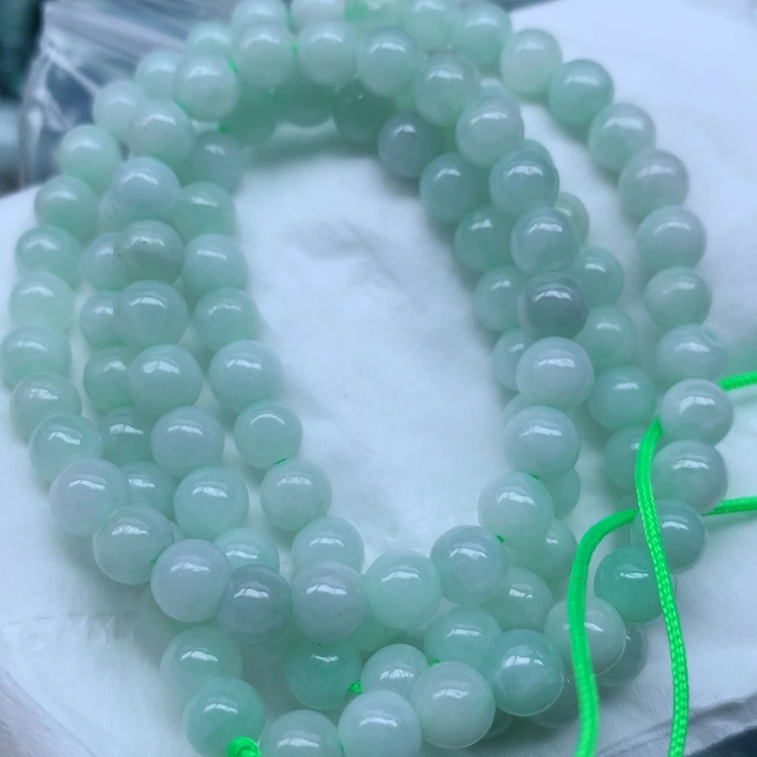 翡翠未镶嵌颈饰手串