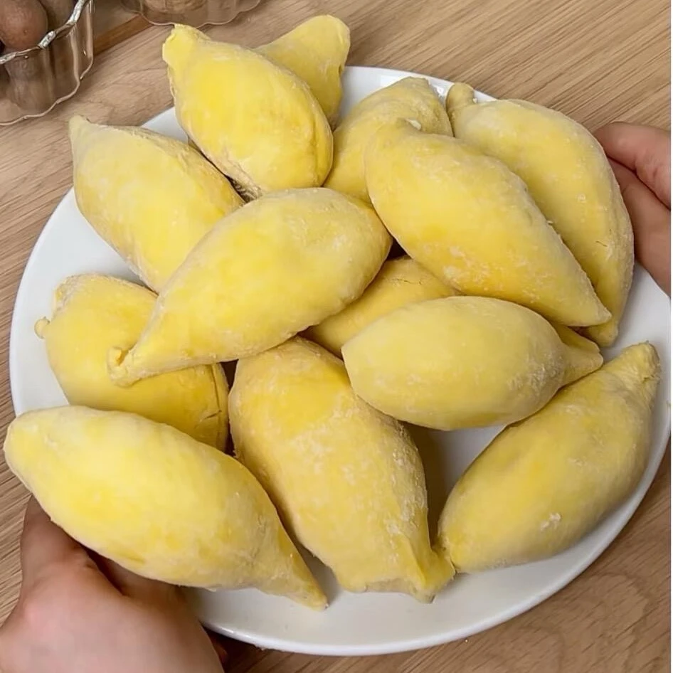 380g/盒 2盒装 泰国金枕液氮锁鲜冷冻榴莲 软糯香甜
