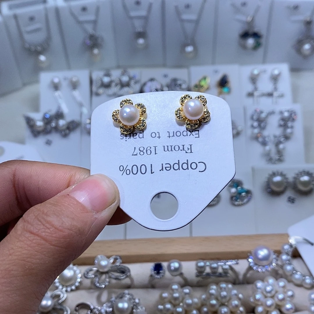 耳饰未镶嵌淡水珍珠