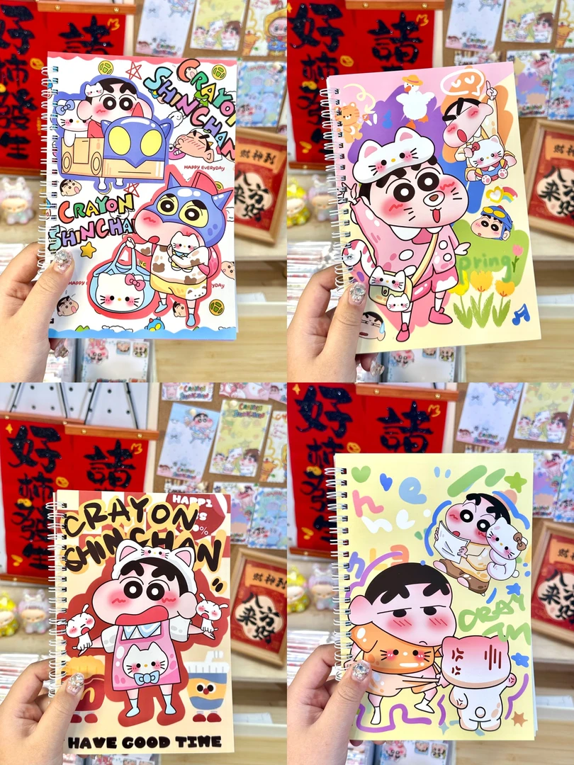 DIY【线圈本】彩页小新高颜值笔记本可撕可书写
