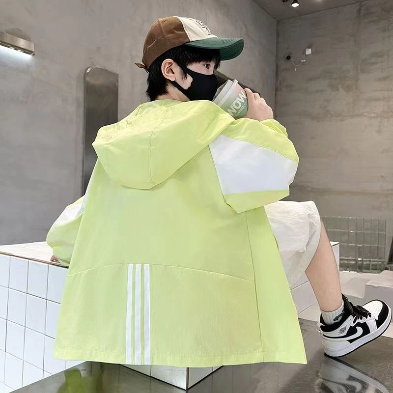 男童夏装防晒衣外套2025新款儿童夏季防晒服薄款中大童男孩夏款潮