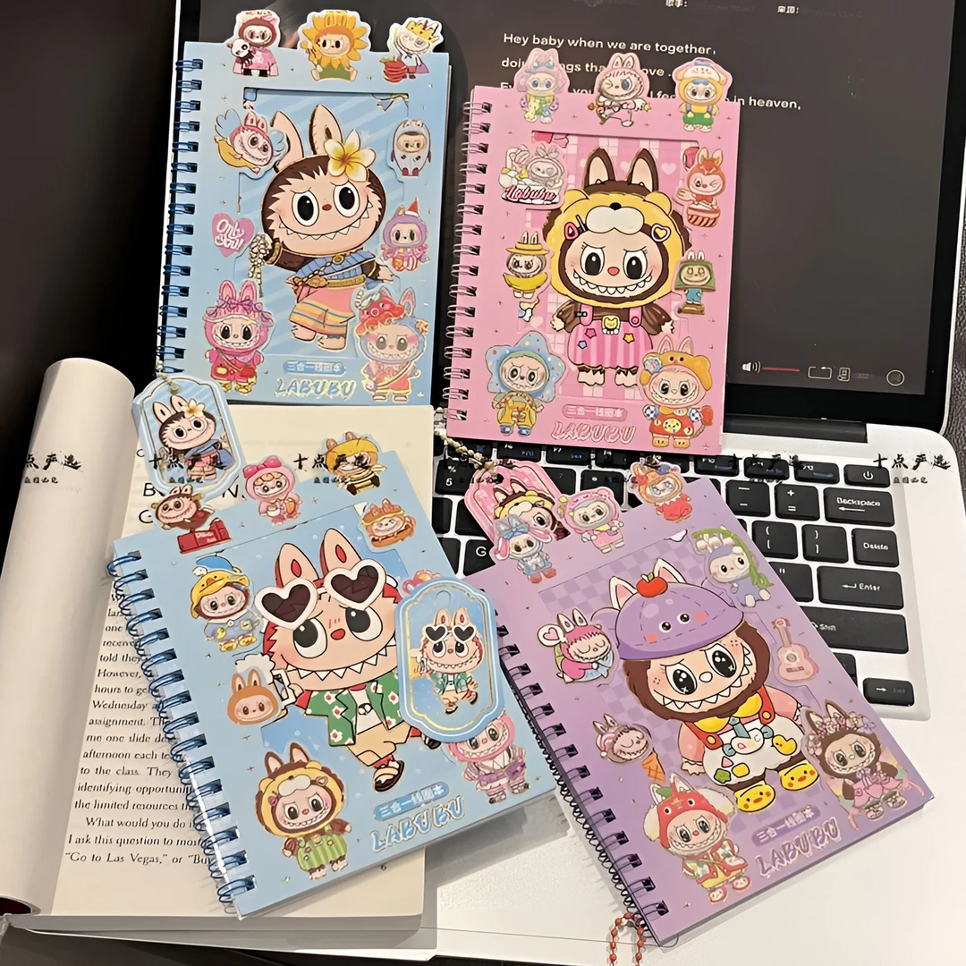 【7•8/2本】可爱布布系列卡通可爱贴纸创意贴纸手账本素材贴纸本